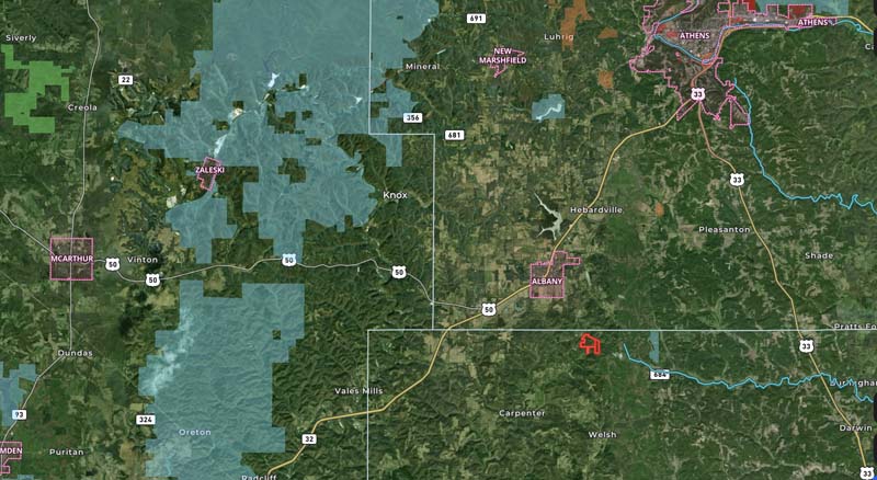 Producing oak ridges Ohio hunting land