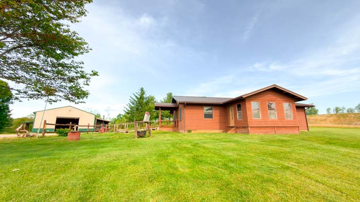 Tillable ground and ridge top view Greenfield Ohio