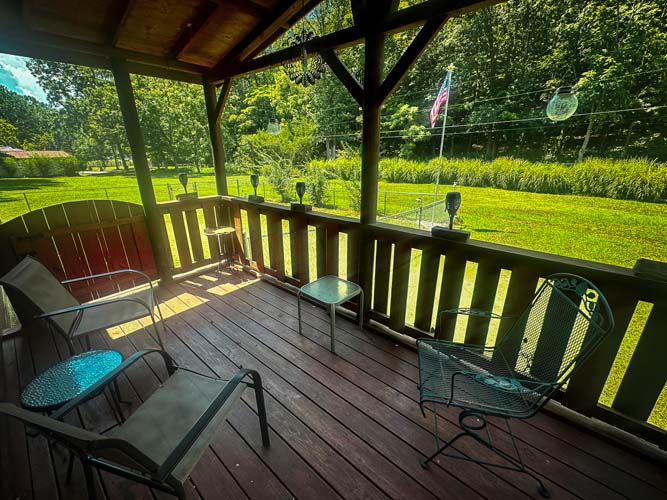 ATV trail and food plot ridge