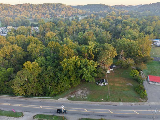Eastern Avenue lot near multi family complex