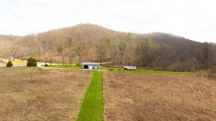 Wooded acreage with potential building sites in Ohio countryside