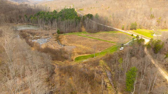 Wooded Ohio property with rolling hills and scenic setting