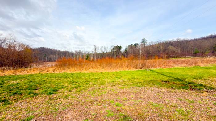 Country acreage with mixed woods and open space for recreation