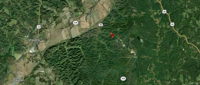 Hunting land with dense woods and secluded outdoor setting