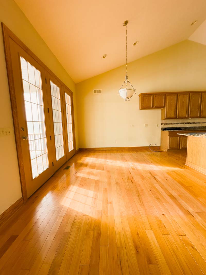 Hardwood floors estate home