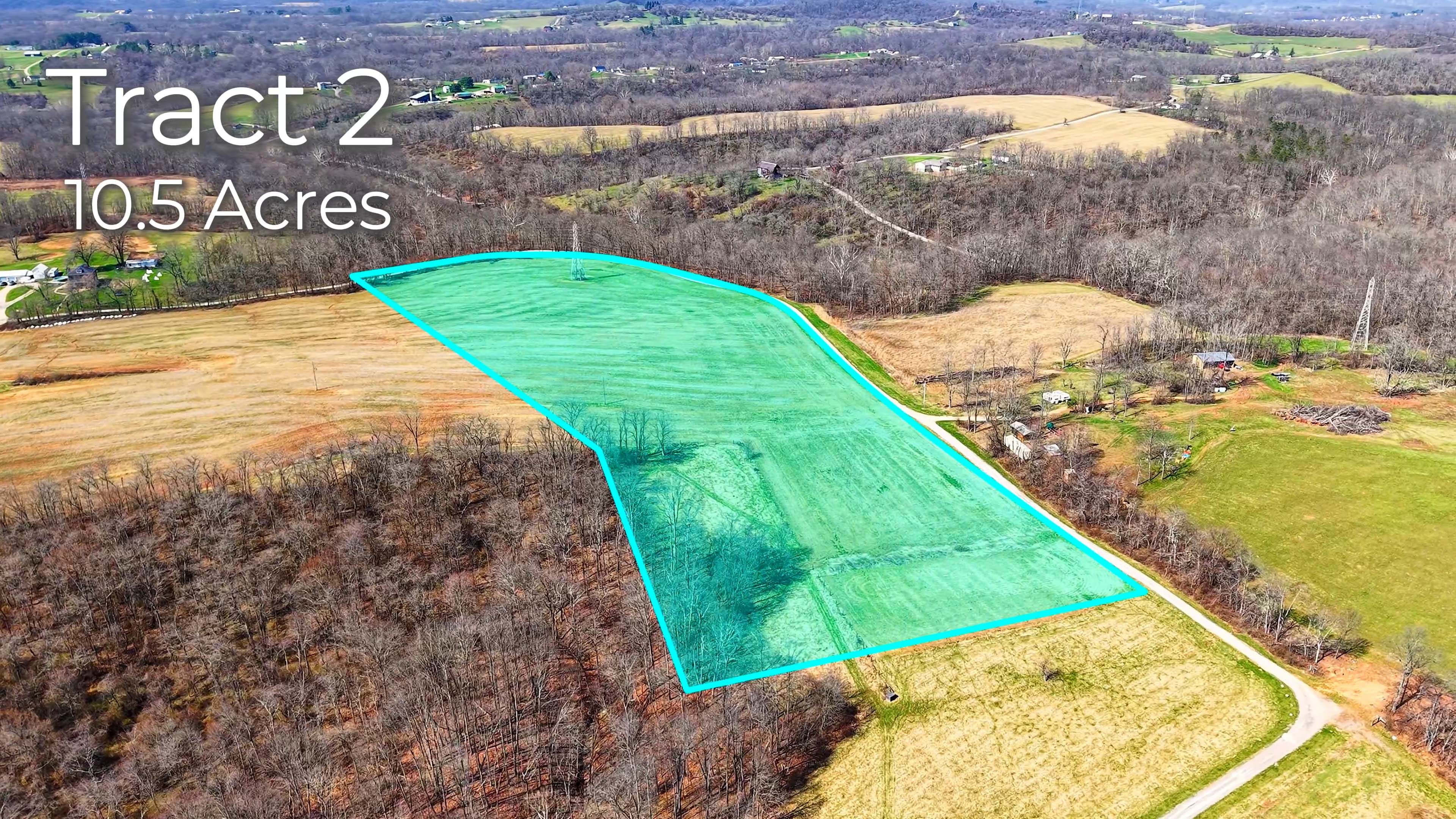 1600 Hardesty Road Tract 2 — 10.5-acre open build-ready ground, Muskingum County, Ohio
