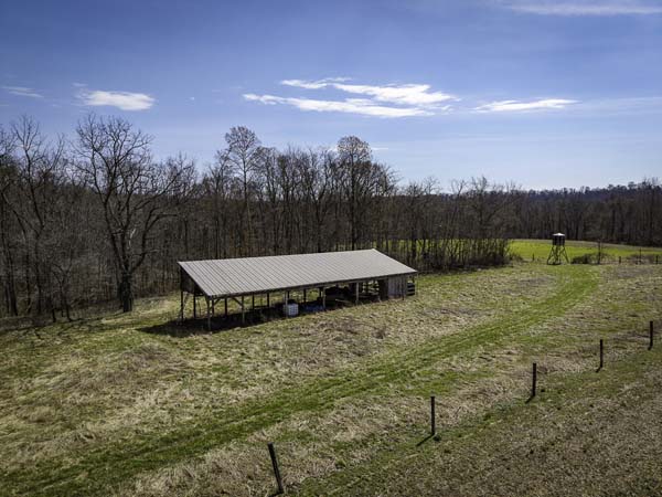 Aerial view of 5.5-acre tract on Hardesty Road
