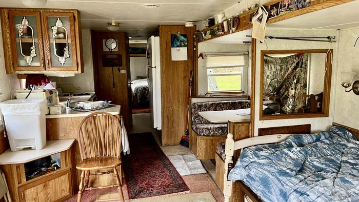 Stocked pond on 81 acre Athens County land