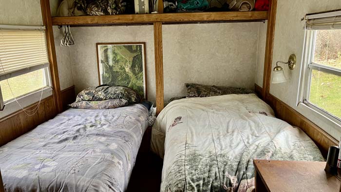 Diverse habitat for wildlife in hardwood forest