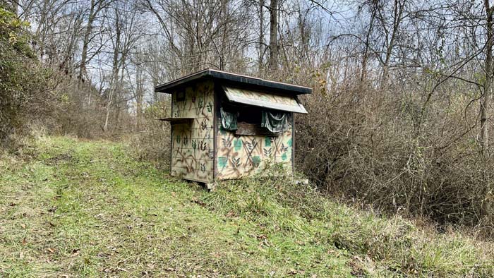 Golf cart included with property