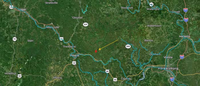 Athens County forest and trail system on 81 acre tract