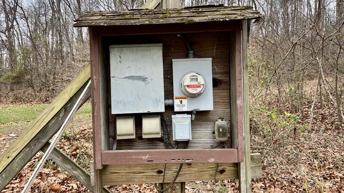 Hilltop views over Athens County woods