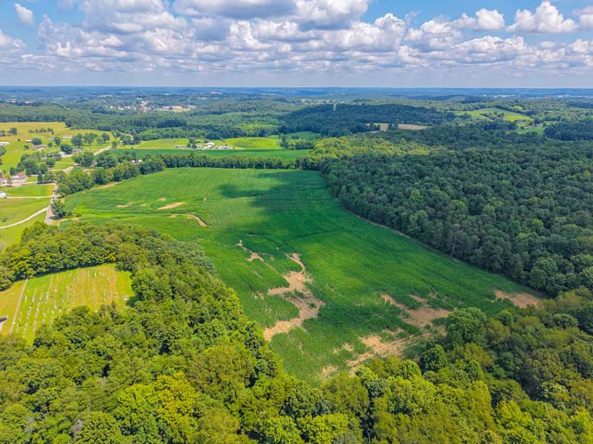 Water feature on property
