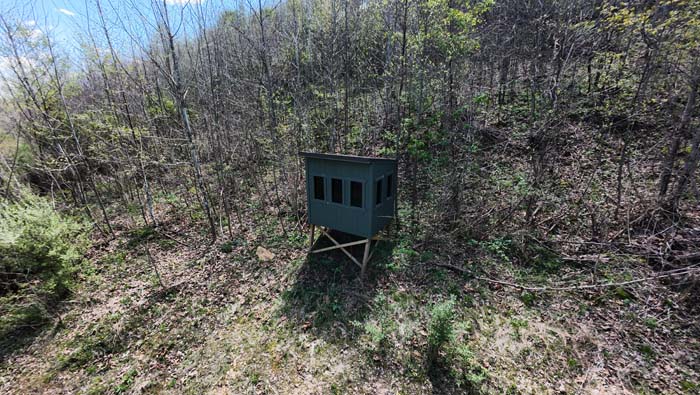 225 acre managed hunting tract Morgan County Ohio