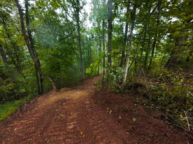View from building pad looking across open acreage