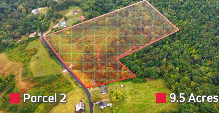 Rolling acreage ideal for dream home site