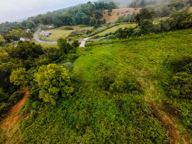 Trail network allows easy movement across 9.5 acres