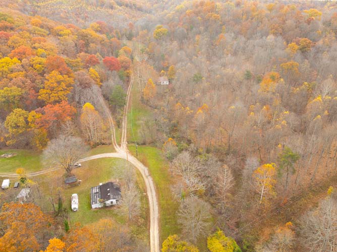 Hunting property with wooded cover in Ohio