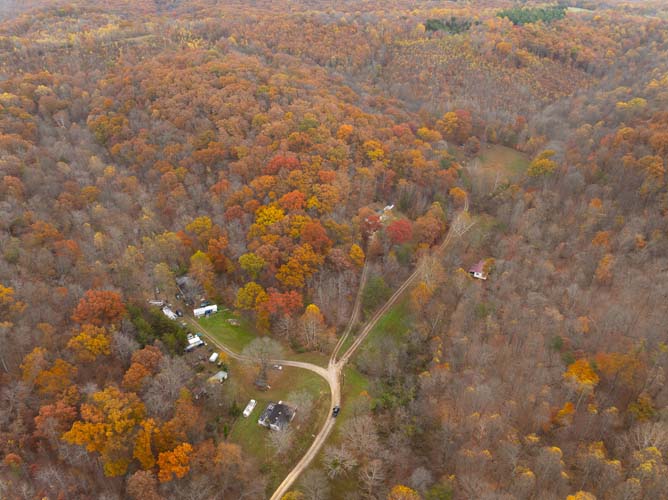 Southern Ohio hunting land with hardwoods