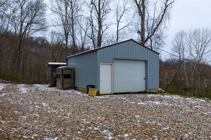 Amish built cabin on 210 acre hunting property with free natural gas at 37254 Rife Road Ohio
