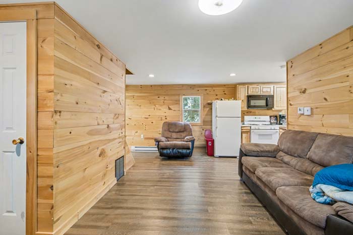 Maple and oak timber mixture across rolling terrain on Rife Road farm