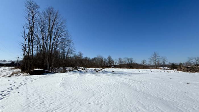 Long deep parcel layout