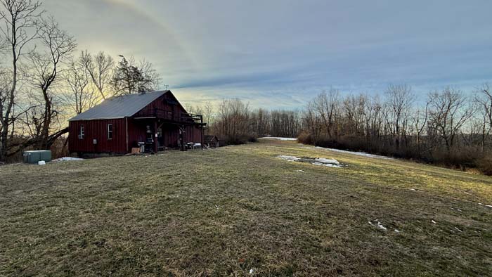 Logging road access through Pike County Ohio woods