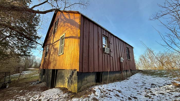 Wildlife habitat within Pike County Ohio deer camp