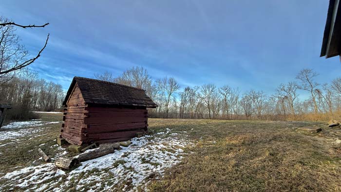 Pond near cabin on Pike County Ohio hunting land