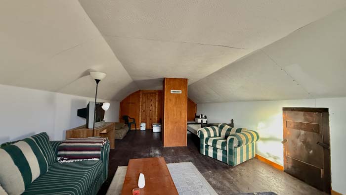 Forest trail leading to cabin in Pike County Ohio