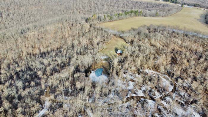 Hunting land surrounded by timber in Pike County Ohio