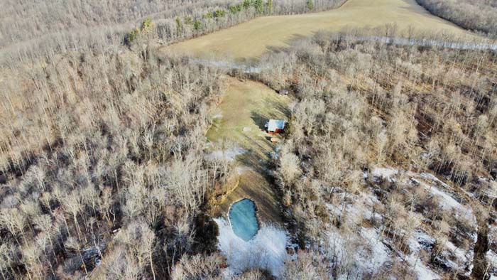 Deer sign visible on Pike County Ohio hunting land