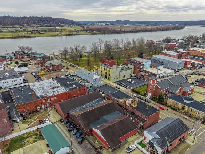 Building with off street parking
