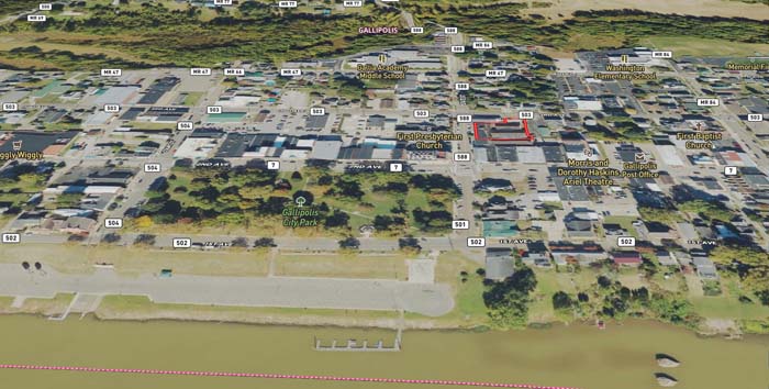 High visibility location near events