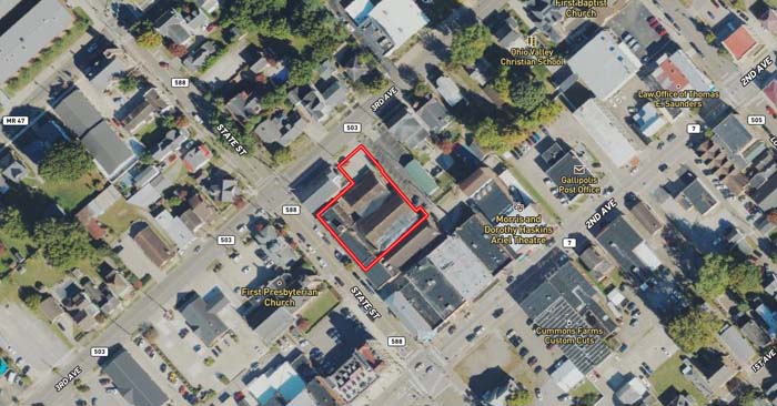 Commercial building requiring updates