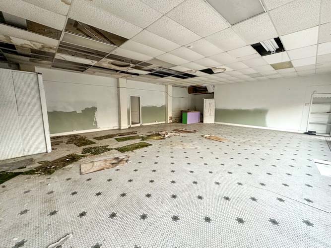 Interior warehouse and storage area