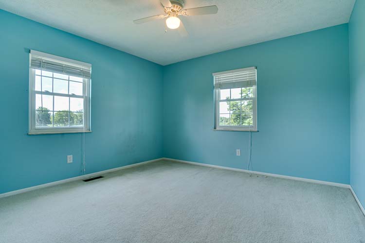 Updated bathroom with walk-in shower