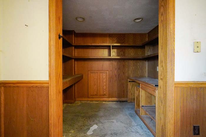 Lower level fourth bedroom option at 588 Ward Road Bidwell Ohio home