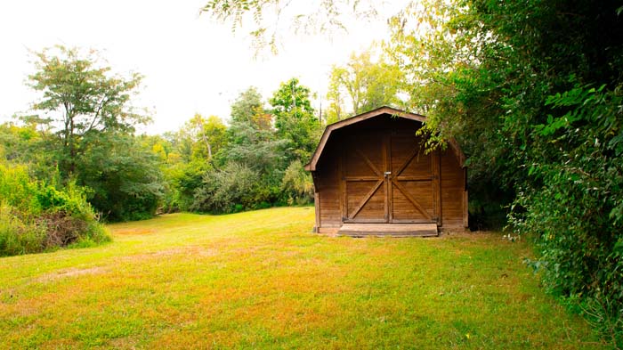 Manmade pond for fishing and views in Ohio