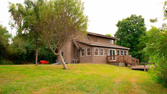 Highland County real estate with pond and cabin