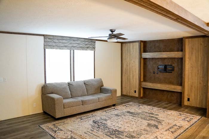 Great room interior Ohio residence