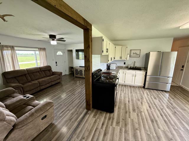 Master bedroom with clean modern finishes