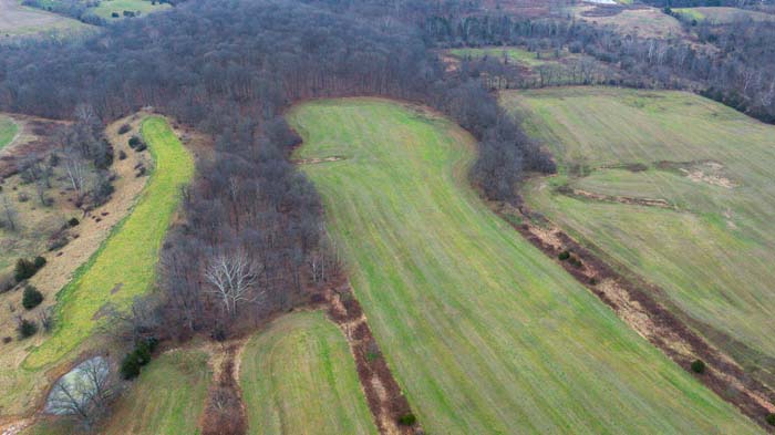 Winchester Ohio home rear elevation with deck and open countryside backdrop