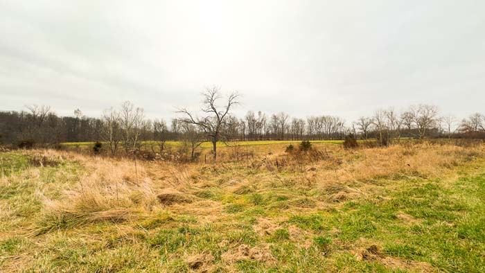 Winchester Ohio aerial view highlighting food plot locations and access