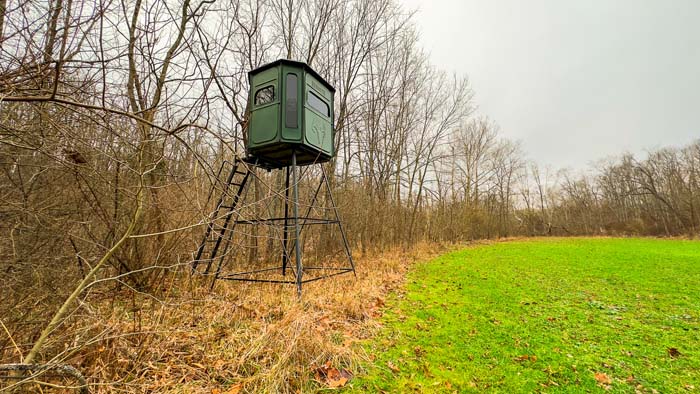 Winchester Ohio aerial farmland scene with grain production acres