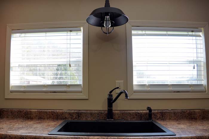 Bathroom with double vanity