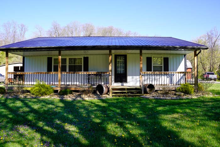 Driveway leading to property