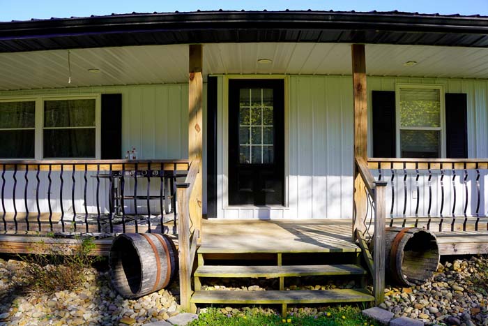 Front yard and landscaping