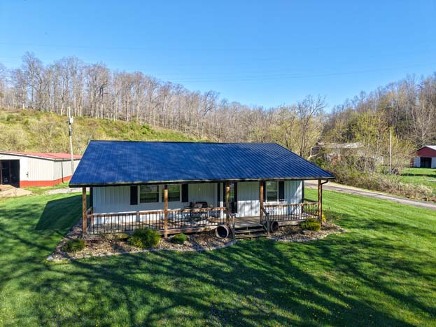 Evening or shaded exterior view