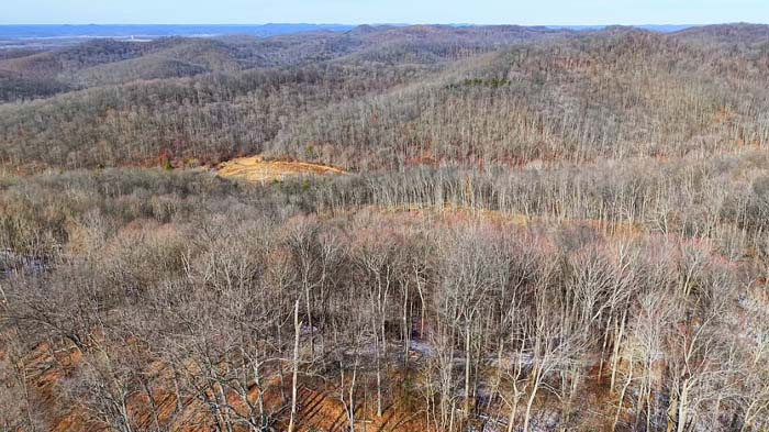Scenic view of Pike County Ohio recreational land near Lake White State Park